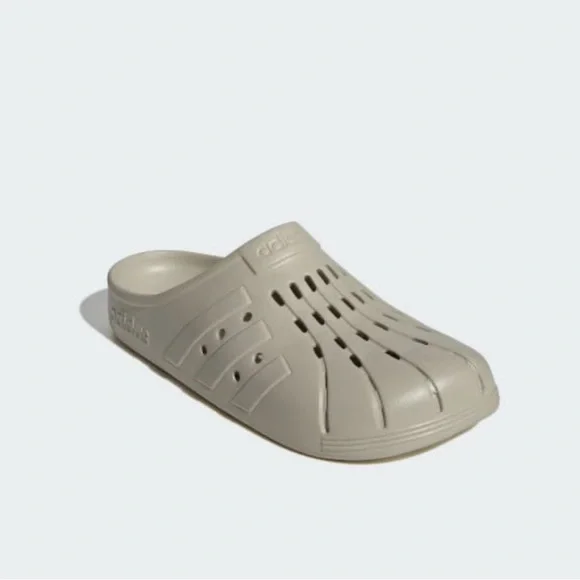 Adidas Adilette Clogs Sportswear Sandles Slides Putty Grey Unisex - Picture 4 of 10